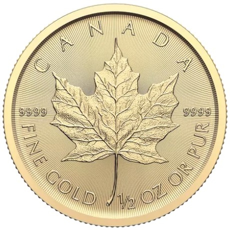 2025 1/2oz Canadian Maple Leaf Gold Coin From 1 192