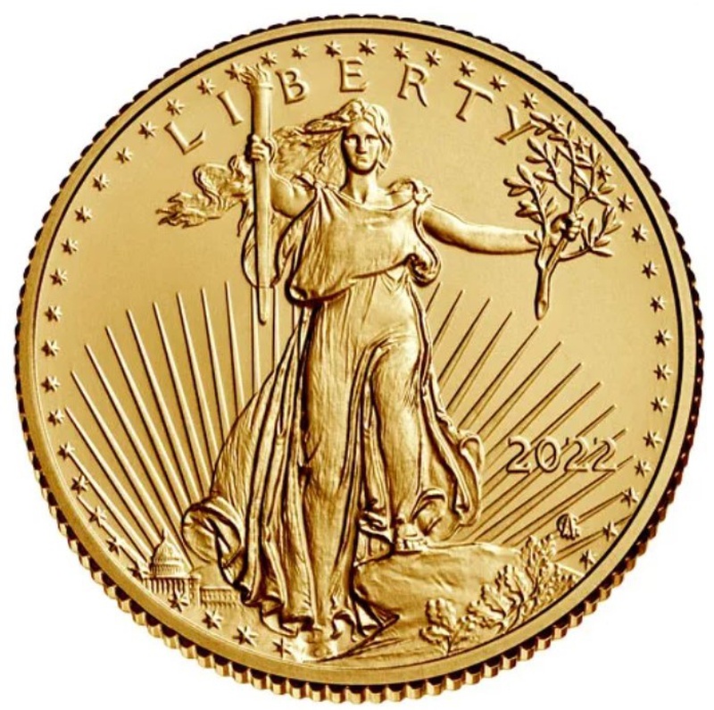 2022 1/4oz Gold Eagle Coin | BullionByPost - From 530,80