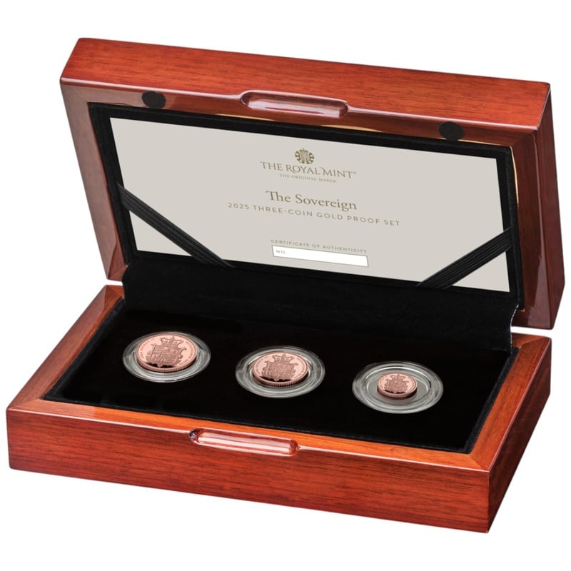 2025 Proof Sovereign 3Coin Set From 1 680