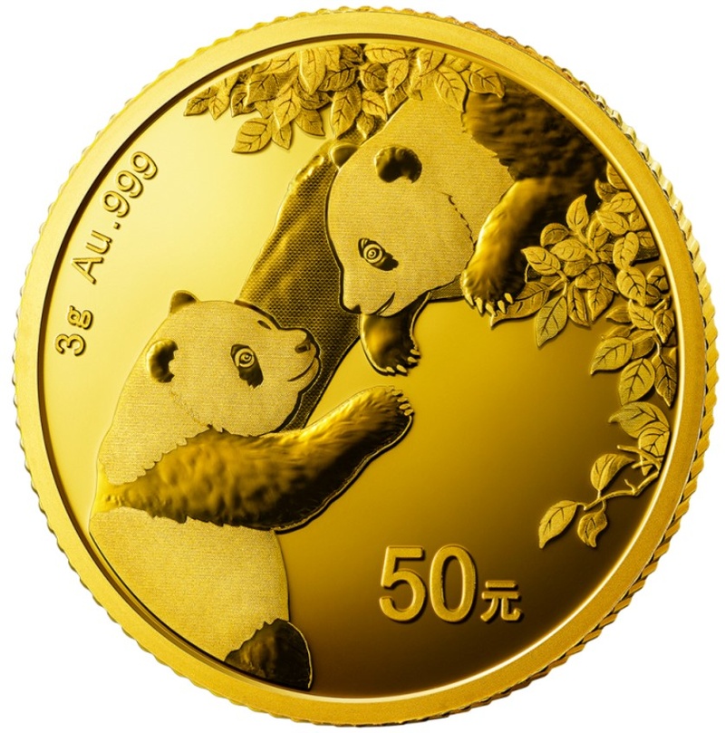 2023 Chinese Panda 3g Gold Coin BullionByPost From 237,60