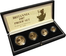 1987 Britannia Proof Gold Coin Collection from bullionbypost