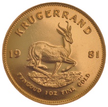 1981 1oz Gold Krugerrand - 2 105 €