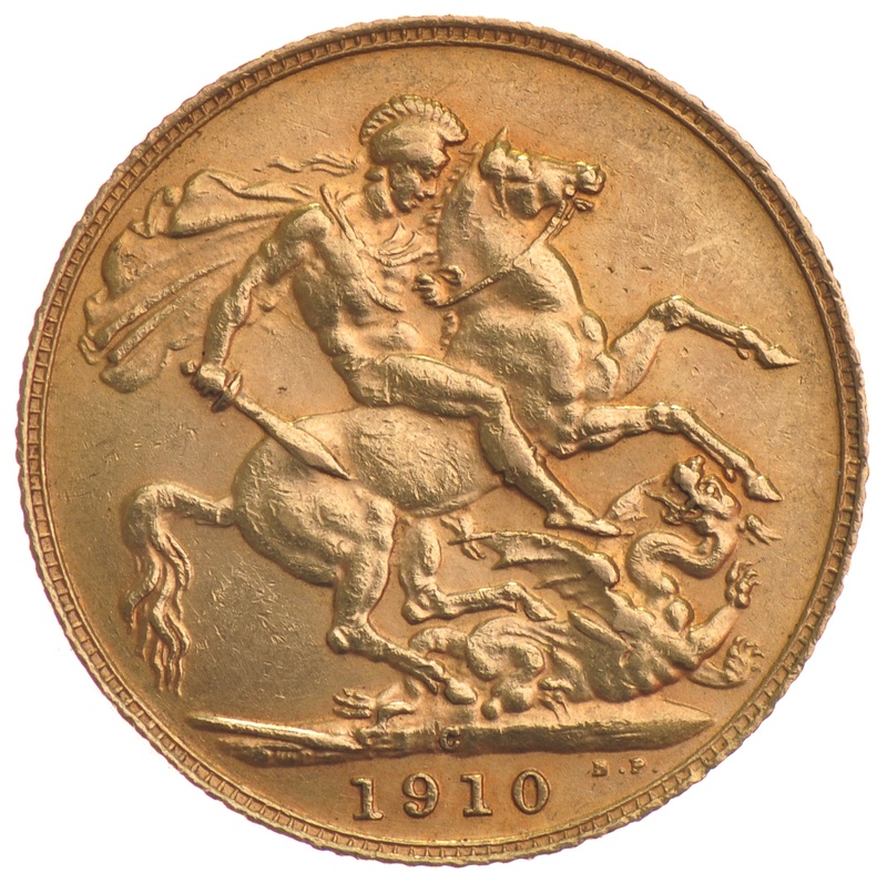 1910 Gold Sovereign King Edward VII C 1 403