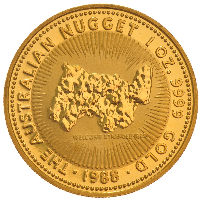 Buy 1oz Australian Nugget Gold Coin | BullionByPost® - From 1 865 €