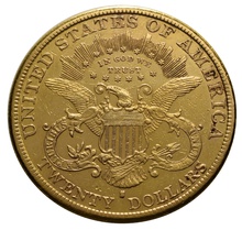 1880 $20 Double Eagle Liberty Head Gold Coin, San Francisco - 2 378 €