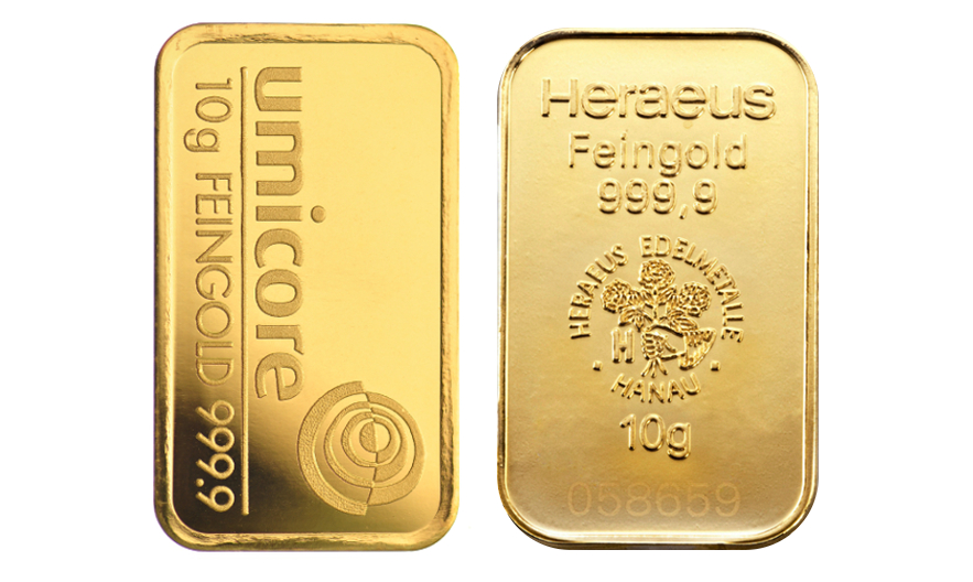 Sell 10 Gram Gold Bars - Up to 403 € - Sell 10g Gold Bars at Market